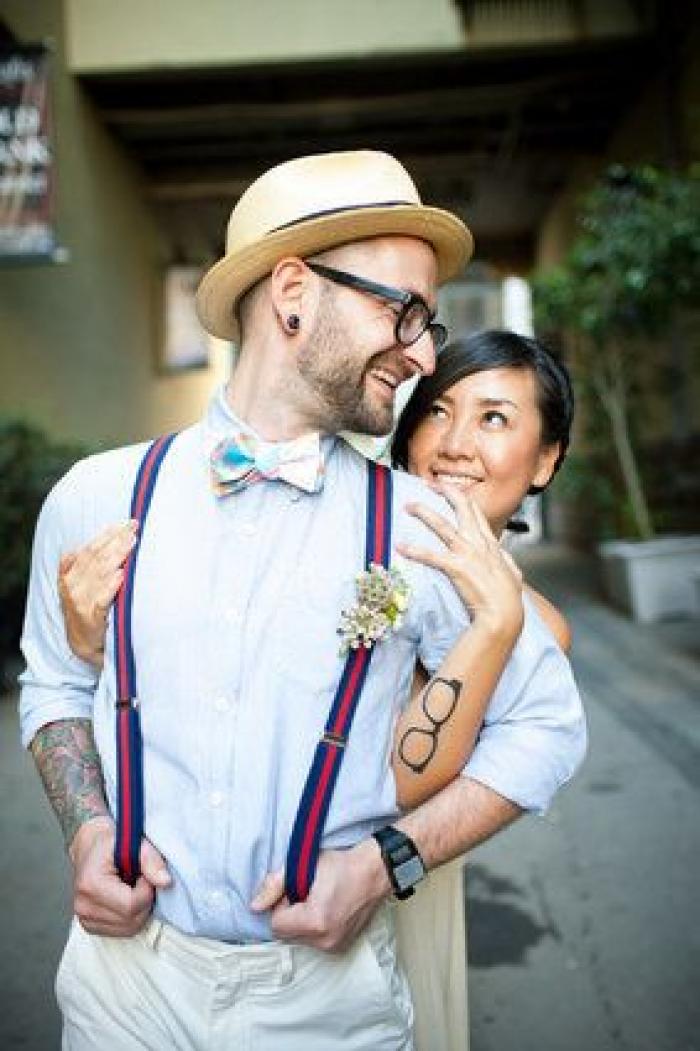 19 novias que supieron sacar partido a sus tatuajes el día de su boda (FOTOS)