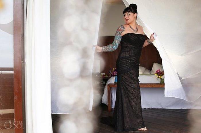 19 novias que supieron sacar partido a sus tatuajes el día de su boda (FOTOS)