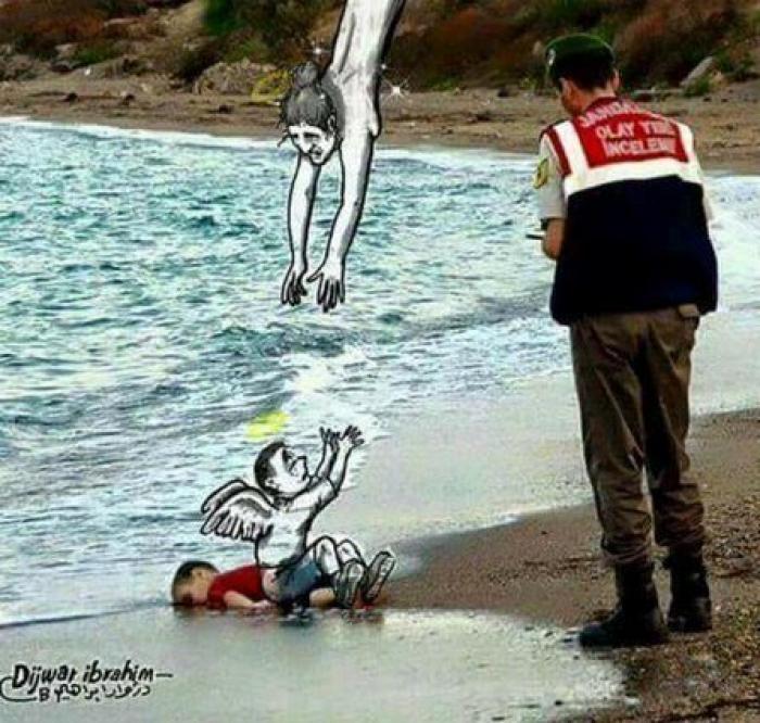 El homenaje de los ilustradores al pequeño Aylan