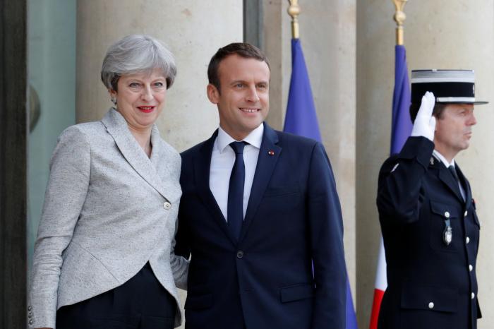 Theresa May y Emmanuel Macron anuncian un plan conjunto para frenar el terrorismo