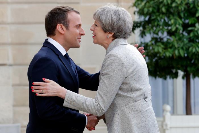 Theresa May y Emmanuel Macron anuncian un plan conjunto para frenar el terrorismo
