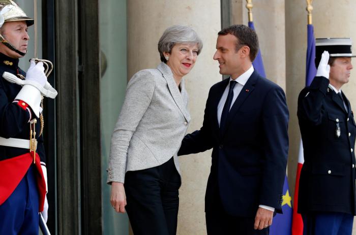 Theresa May y Emmanuel Macron anuncian un plan conjunto para frenar el terrorismo