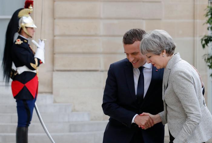 Theresa May y Emmanuel Macron anuncian un plan conjunto para frenar el terrorismo