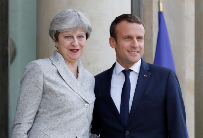 Theresa May y Emmanuel Macron anuncian un plan conjunto para frenar el terrorismo