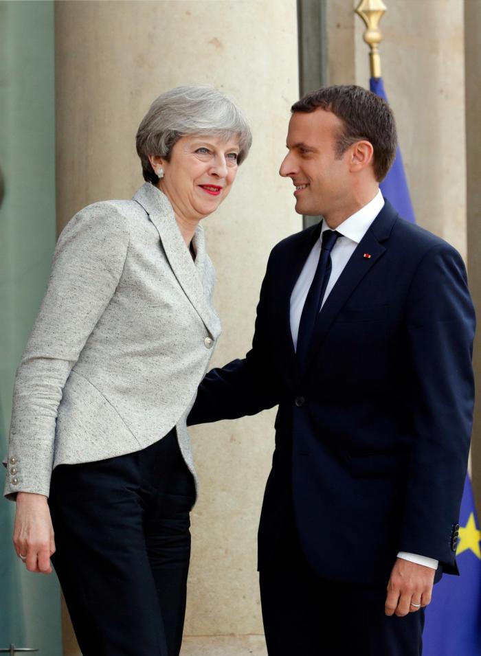 Theresa May y Emmanuel Macron anuncian un plan conjunto para frenar el terrorismo