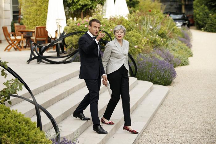 Theresa May y Emmanuel Macron anuncian un plan conjunto para frenar el terrorismo
