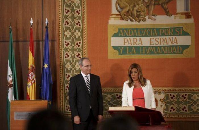 Las imágenes y anécdotas de la investidura de Susana Díaz
