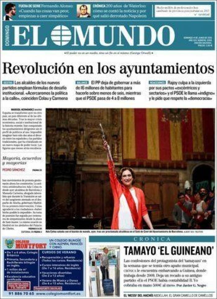 Portadas para un día histórico (FOTOS)