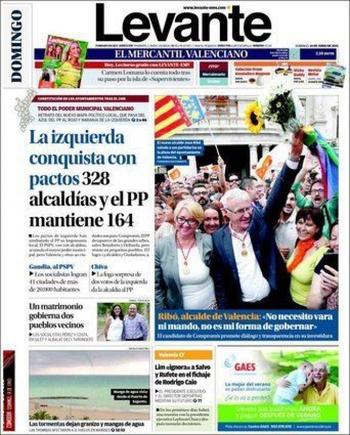 Portadas para un día histórico (FOTOS)