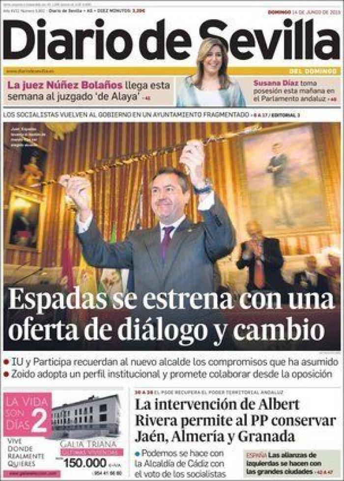 Portadas para un día histórico (FOTOS)