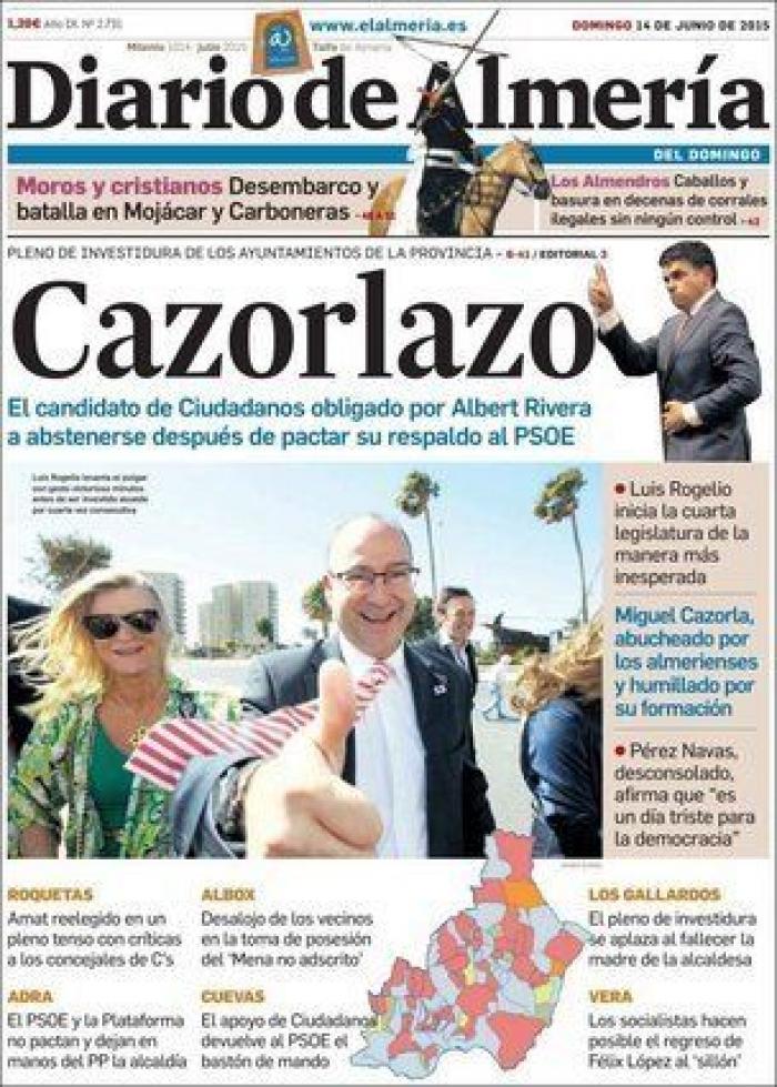 Portadas para un día histórico (FOTOS)