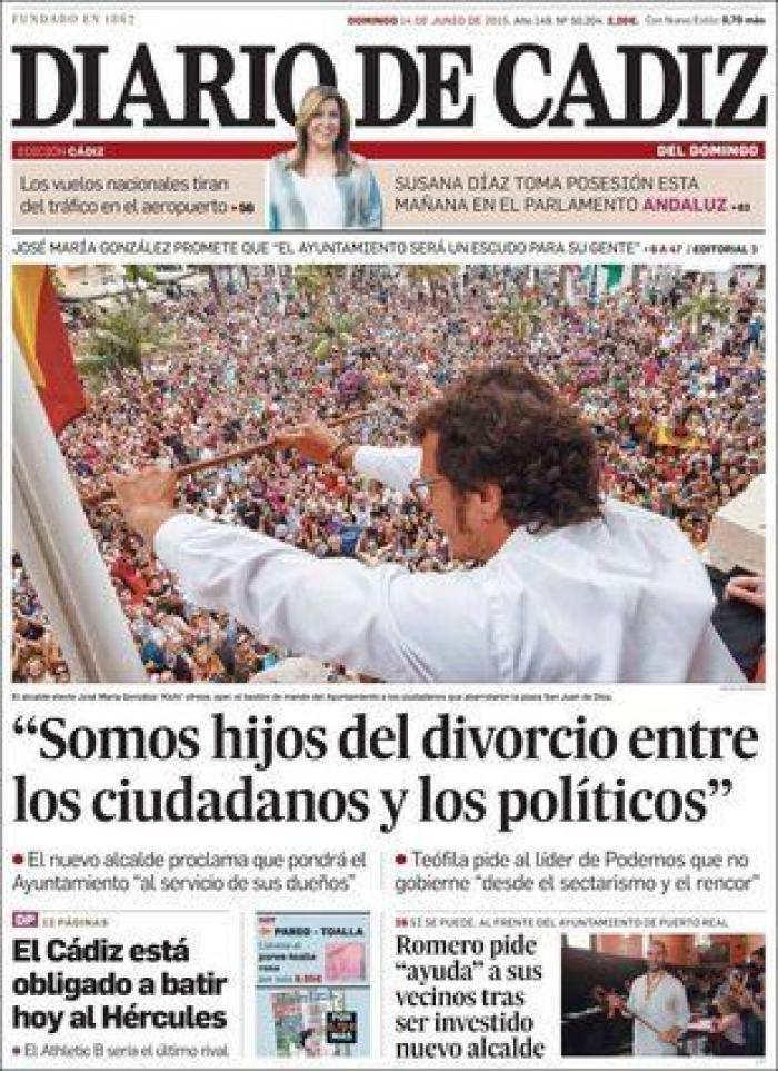 Portadas para un día histórico (FOTOS)