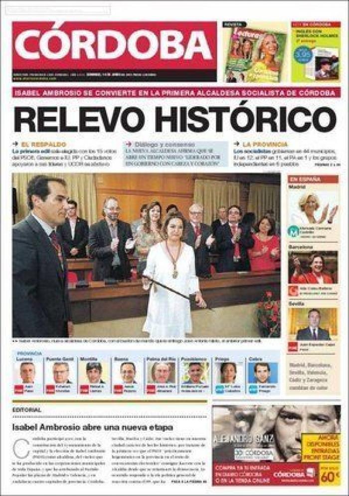 Portadas para un día histórico (FOTOS)
