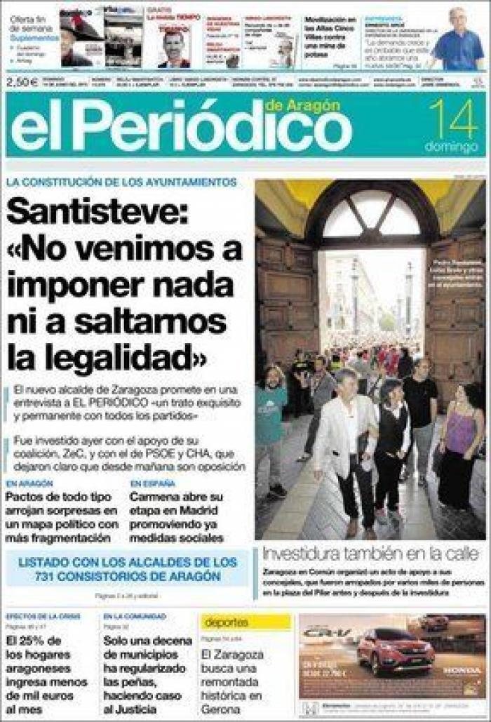 Portadas para un día histórico (FOTOS)