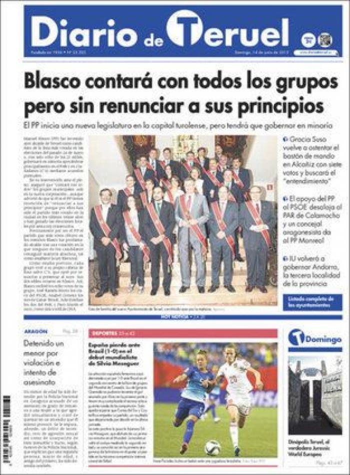 Portadas para un día histórico (FOTOS)