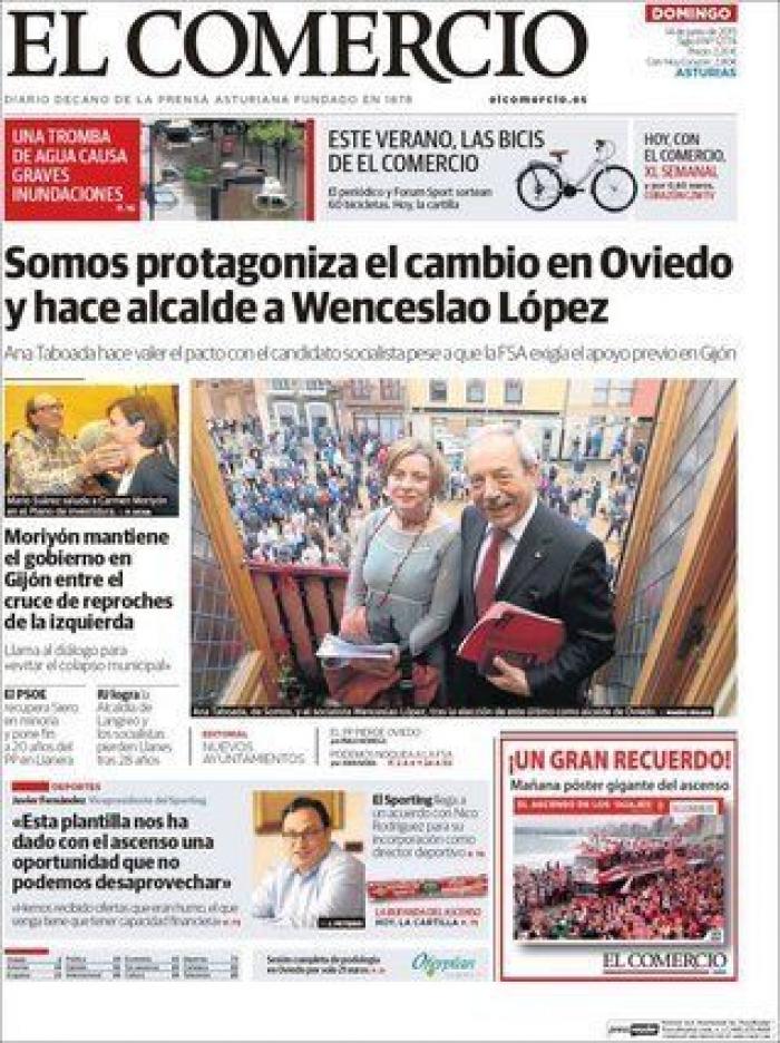 Portadas para un día histórico (FOTOS)