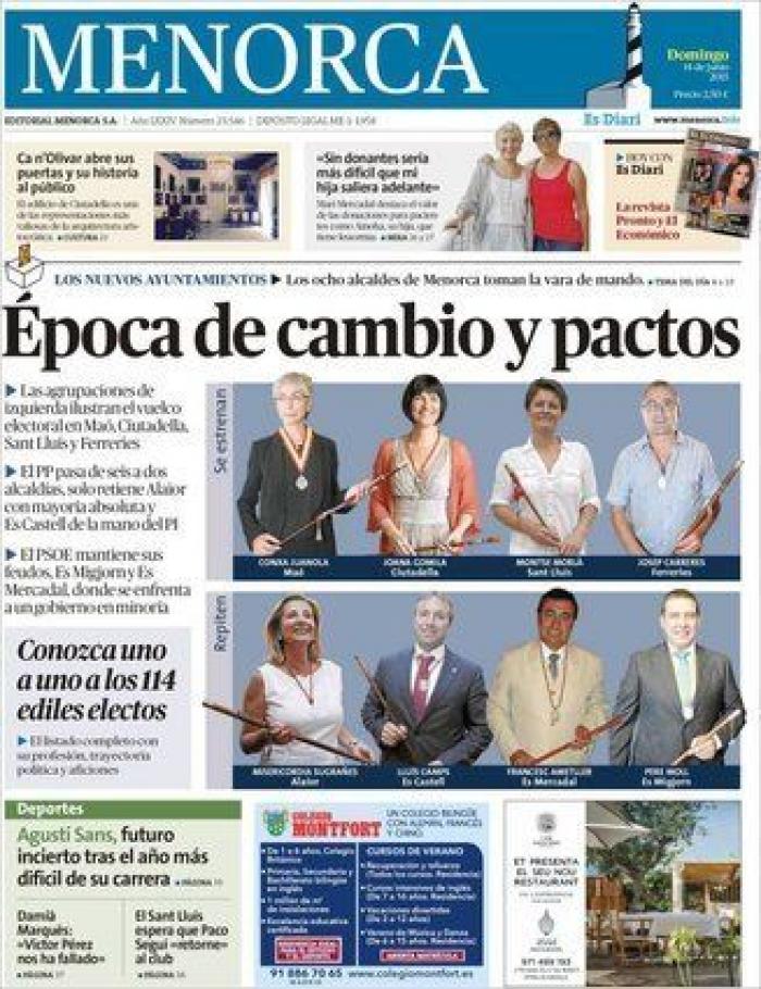 Portadas para un día histórico (FOTOS)