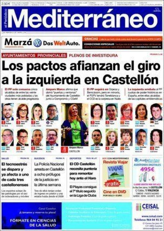 Portadas para un día histórico (FOTOS)