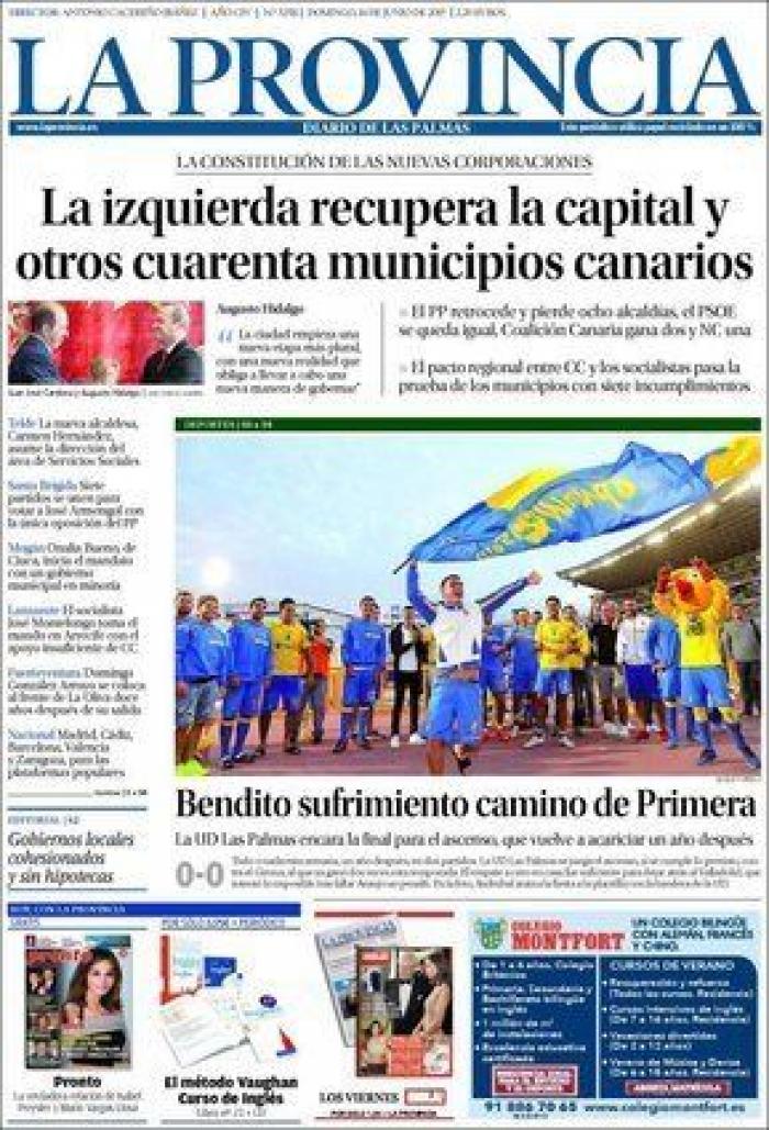 Portadas para un día histórico (FOTOS)