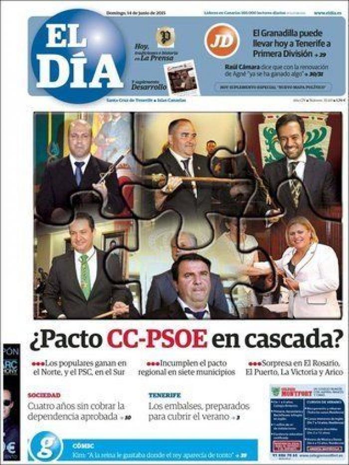 Portadas para un día histórico (FOTOS)