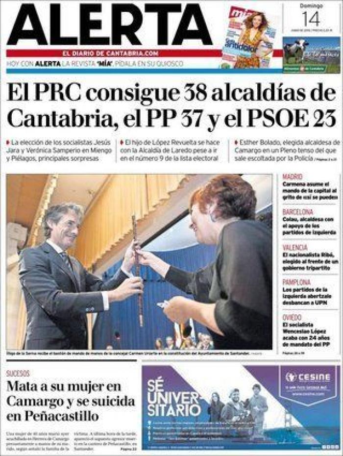 Portadas para un día histórico (FOTOS)