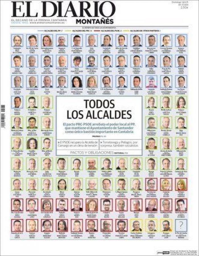 Portadas para un día histórico (FOTOS)