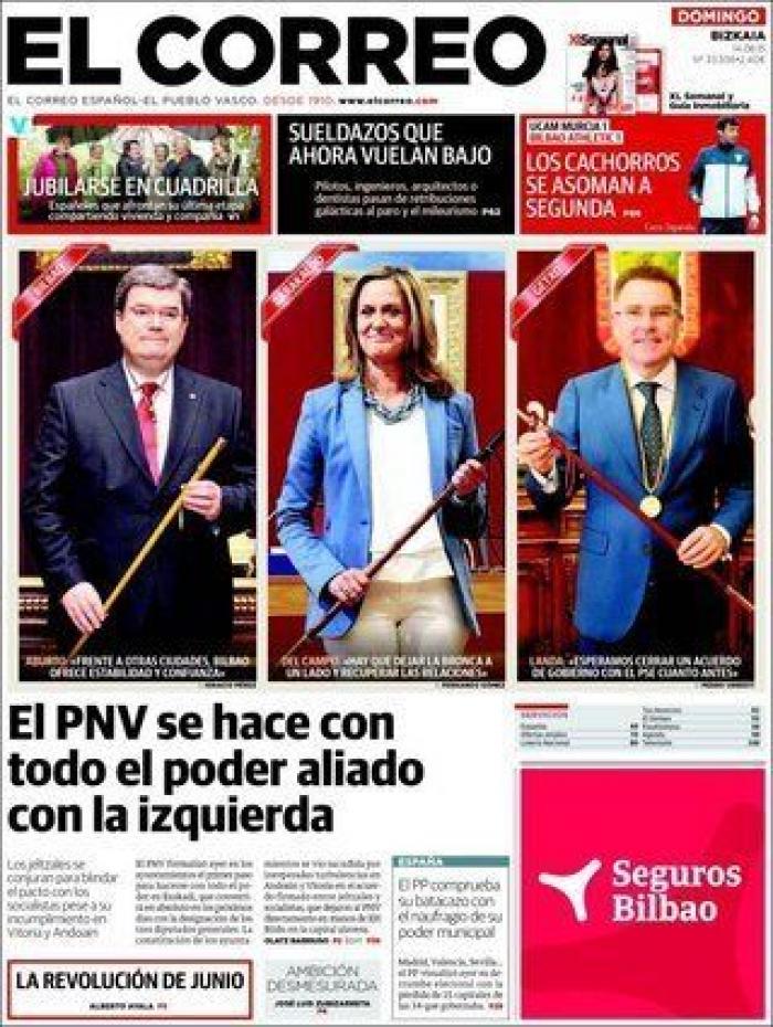 Portadas para un día histórico (FOTOS)