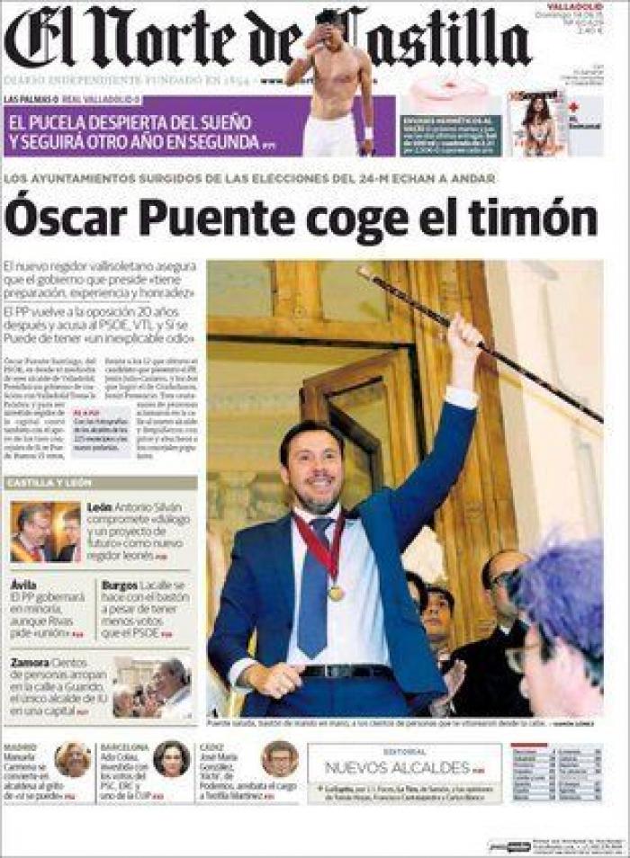 Portadas para un día histórico (FOTOS)