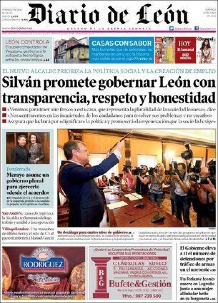 Portadas para un día histórico (FOTOS)