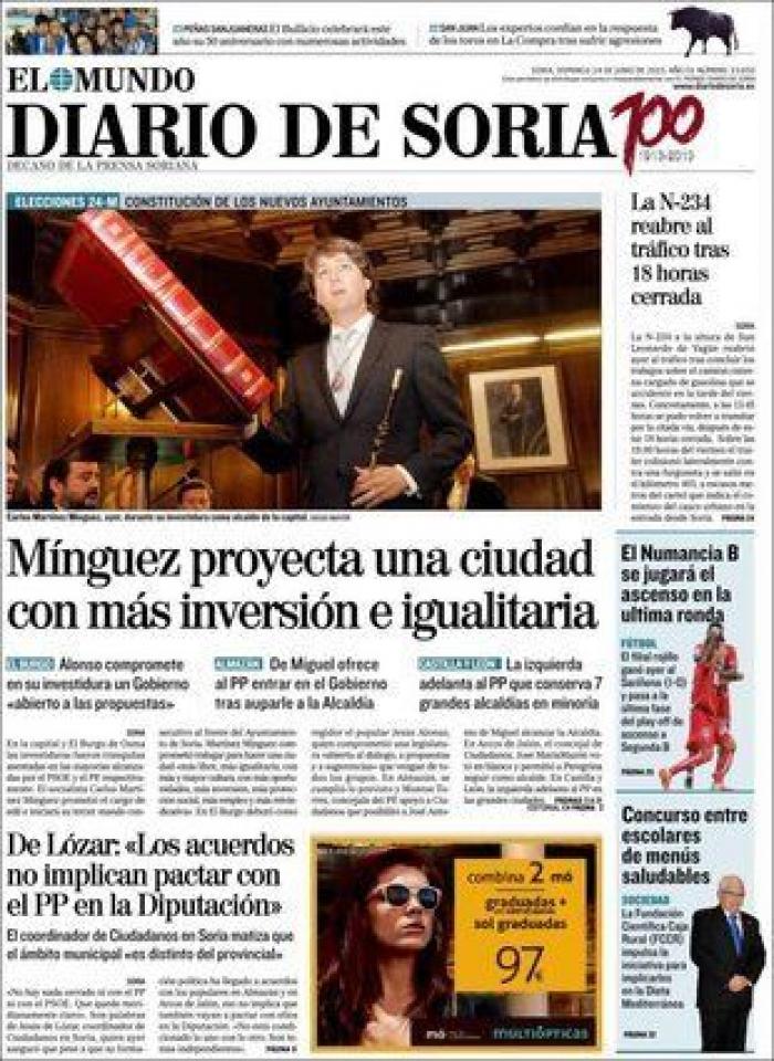 Portadas para un día histórico (FOTOS)