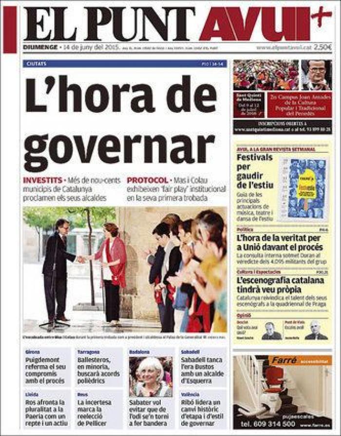 Portadas para un día histórico (FOTOS)