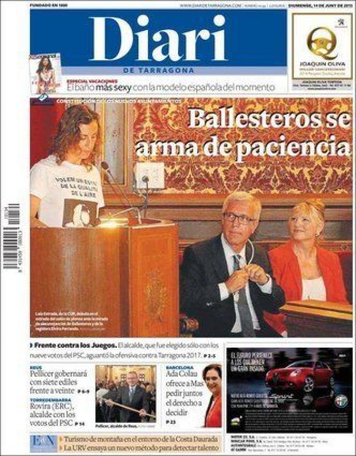 Portadas para un día histórico (FOTOS)