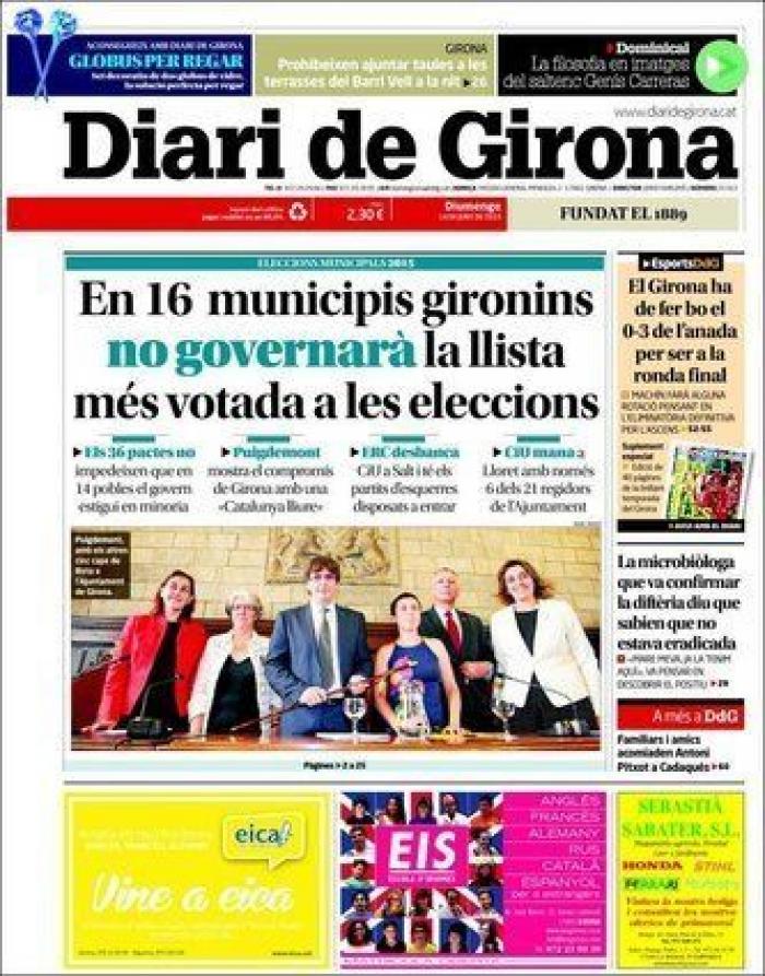 Portadas para un día histórico (FOTOS)