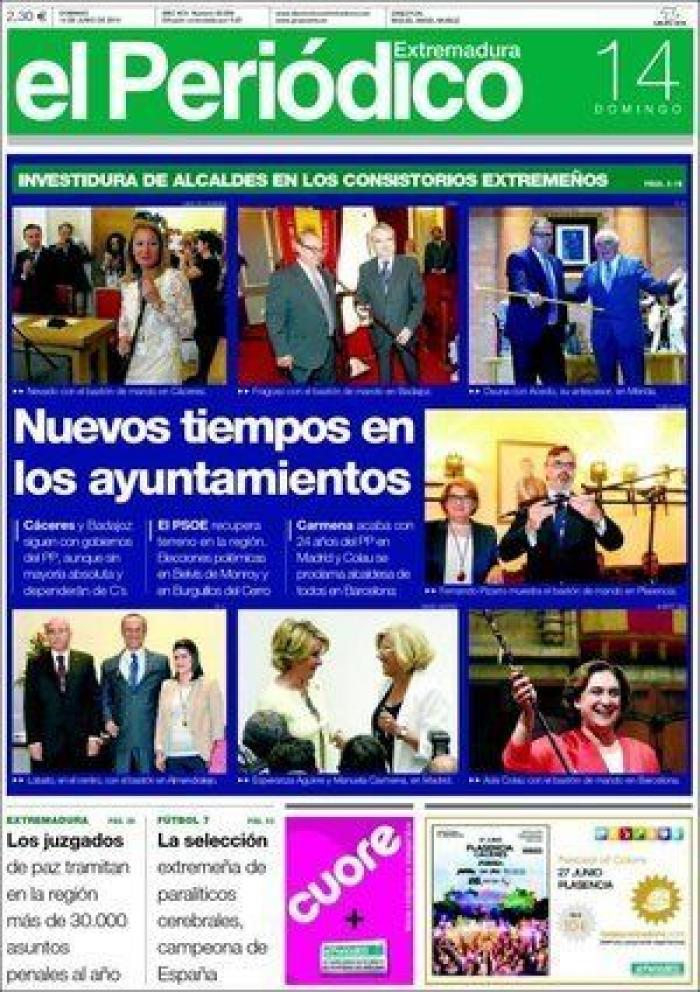 Portadas para un día histórico (FOTOS)