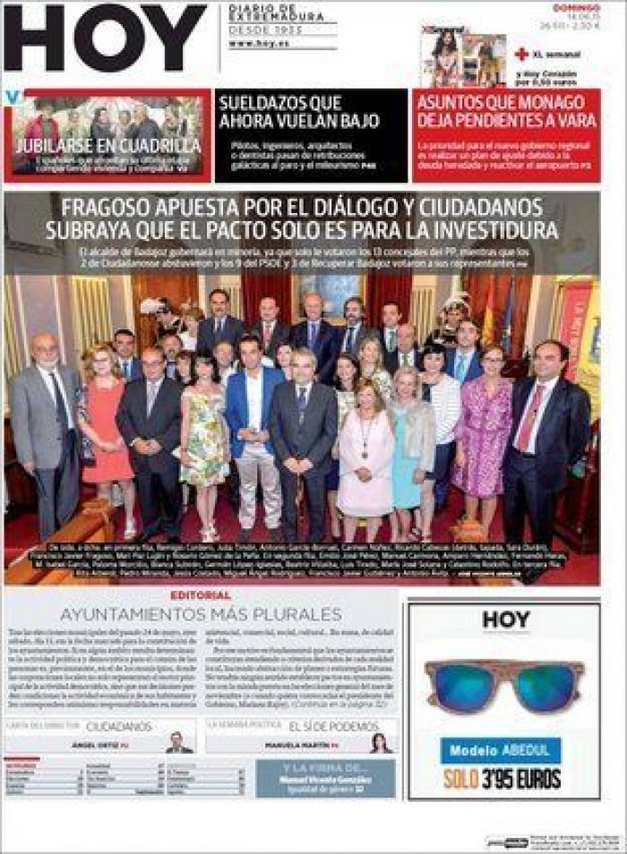 Portadas para un día histórico (FOTOS)