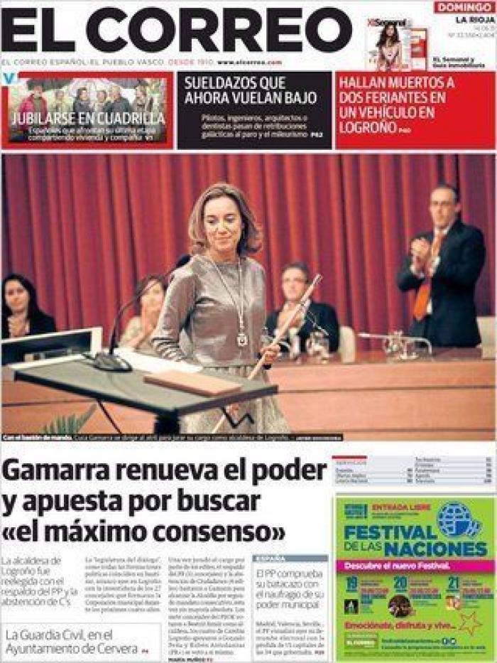 Portadas para un día histórico (FOTOS)
