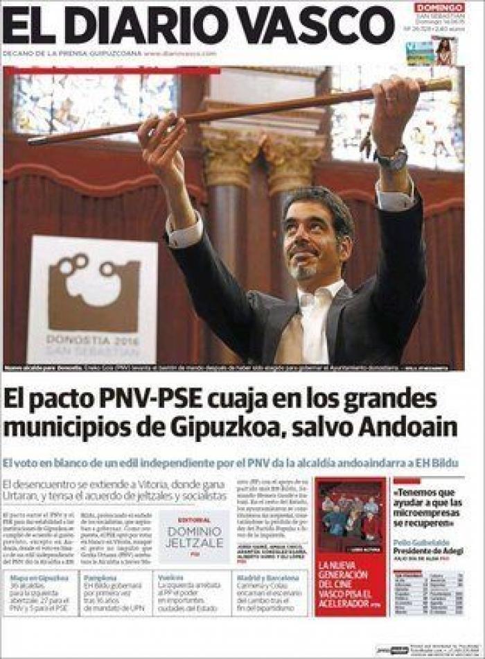 Portadas para un día histórico (FOTOS)