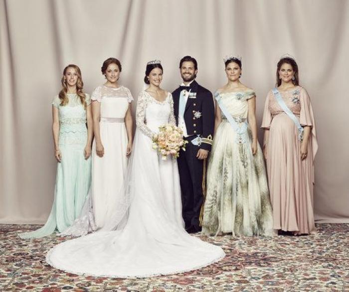 Boda de Carlos Felipe de Suecia y Sofia Hellqvist: el toque español del vestido de la novia