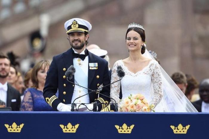 Boda de Carlos Felipe de Suecia y Sofia Hellqvist: el toque español del vestido de la novia