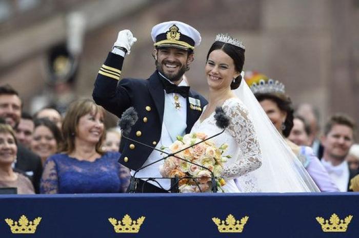 Boda de Carlos Felipe de Suecia y Sofia Hellqvist: el toque español del vestido de la novia