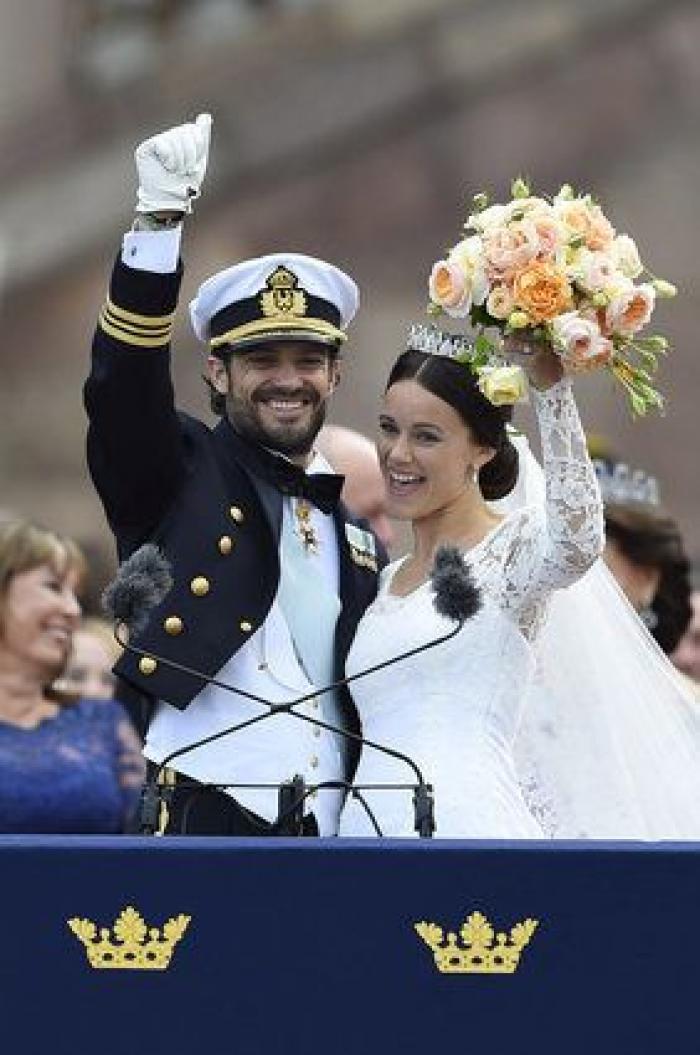 Boda de Carlos Felipe de Suecia y Sofia Hellqvist: el toque español del vestido de la novia