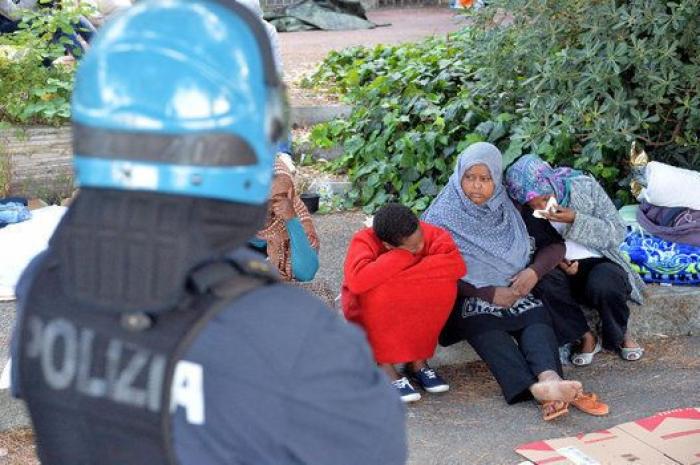 Centenares de migrantes, atrapados en la frontera entre Italia y Francia