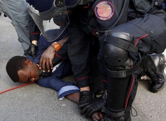 Centenares de migrantes, atrapados en la frontera entre Italia y Francia