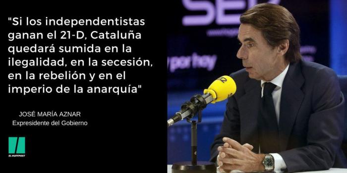 Aznar revela qué votaría en la moción de censura de Vox: "No tengo la menor duda al respecto"