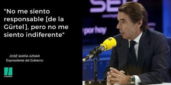 Aznar revela qué votaría en la moción de censura de Vox: "No tengo la menor duda al respecto"