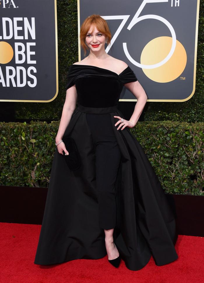 Actrices que optaron por el pantalón en los Globos de Oro 2018