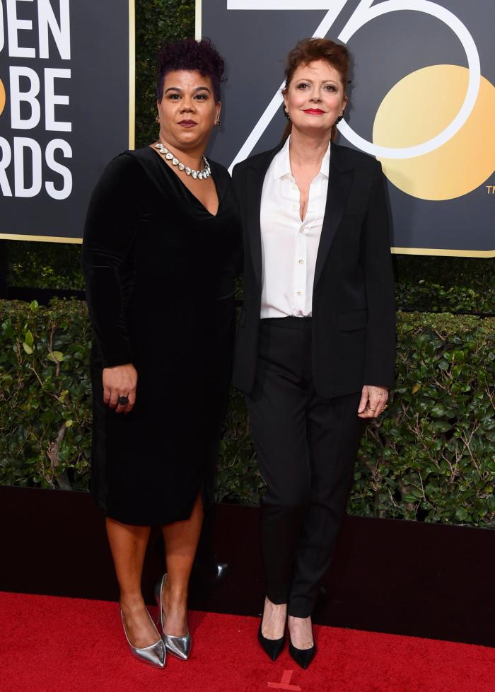 Actrices que optaron por el pantalón en los Globos de Oro 2018
