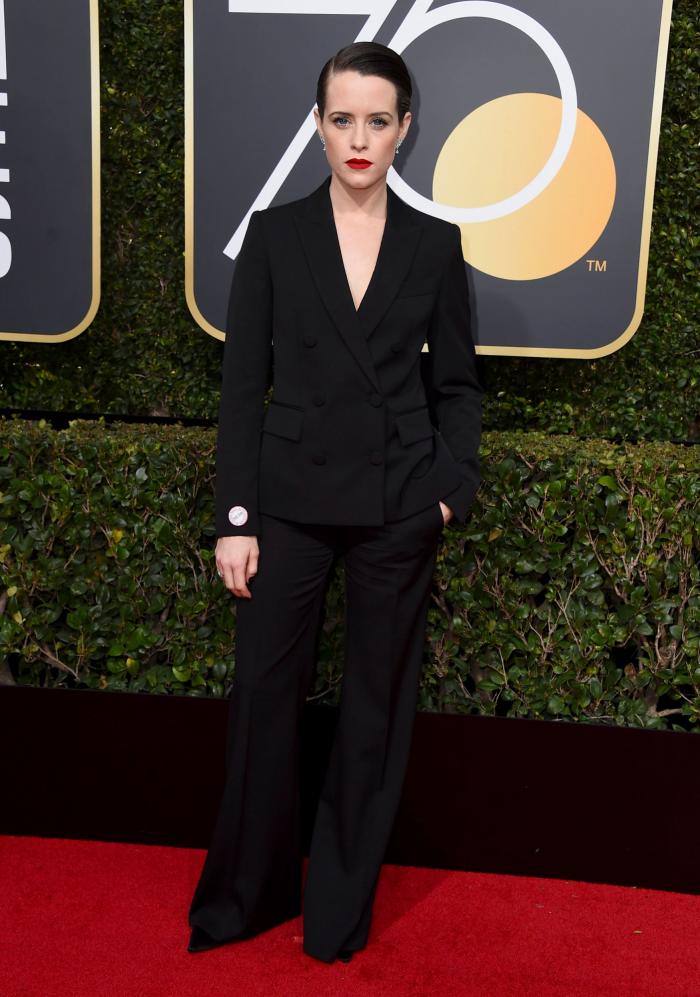 Actrices que optaron por el pantalón en los Globos de Oro 2018