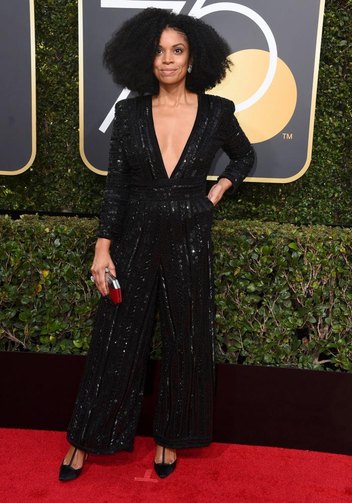 Actrices que optaron por el pantalón en los Globos de Oro 2018