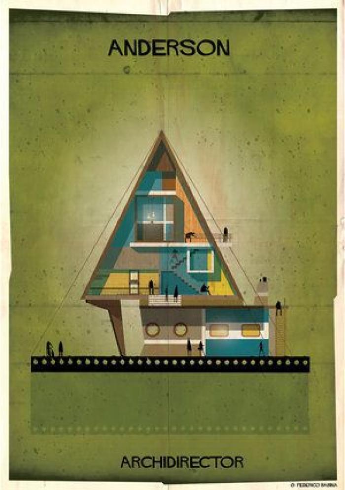 Mira cómo sería una casa diseñada por Tim Burton o Alfred Hitchcock